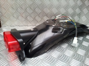 Short Rear Mudguard & Light from Triumph Custom Parts